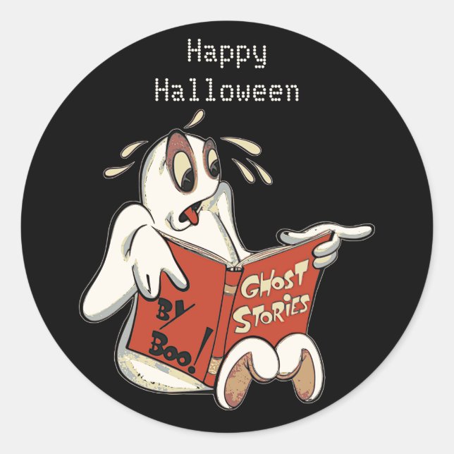 Autocollant Histoires de Fantômes Halloween (Devant)