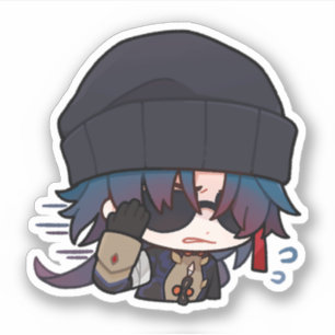 Autocollant Honkai Star Rail Chibi Blade Incognito