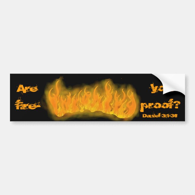 autocollant ignifuge (Devant)