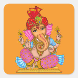 Autocollant Imperméable Brillant Seigneur Ganesha