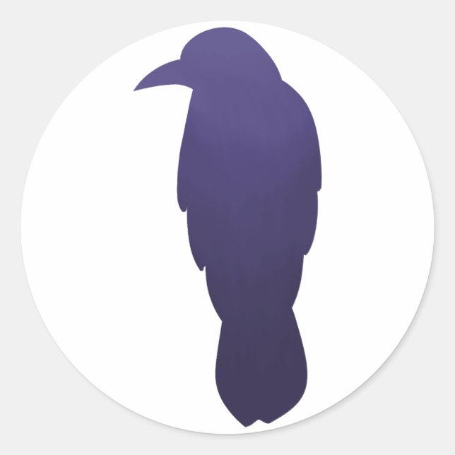 Autocollant Indigo Gradient Crow (Devant)