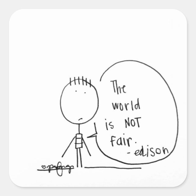 Autocollant injuste (Devant)