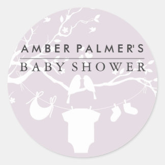 Autocollant Inséparable Baby shower