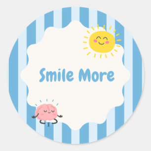 Autocollant Inspirant Sourire Plus Positif Migno