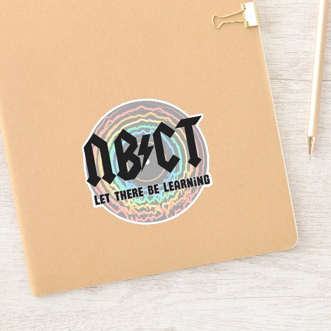 Autocollant inspiré de NBCT Rock (Carnet)