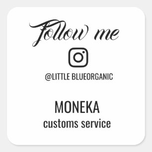 Autocollant Instagram Votre autocollant Instagra