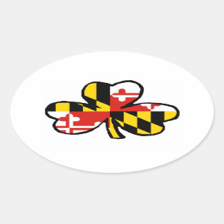 Autocollant irlandais du Maryland