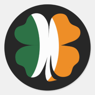 Autocollant irlandais du trèfle 4Leaf