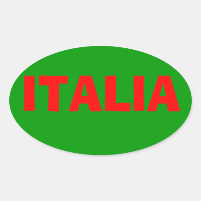 Autocollant "Italia" (Devant)
