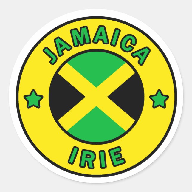 Autocollant jamaïcain (Devant)