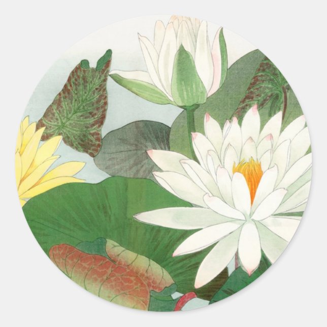 Autocollant Jardin Fleur Zen (Devant)