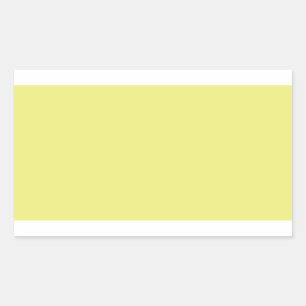 Autocollant jaune pastel clair
