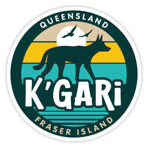 Autocollant K'Gari, Queensland Australie