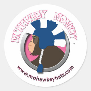 Autocollant latéral de singe de Mohawkey