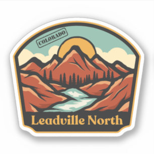 Autocollant Leadville Nord, Colorado