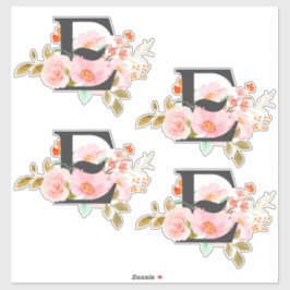Autocollant Lettre E
