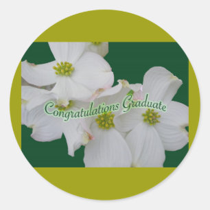 Autocollant licencié de félicitations de fleurs