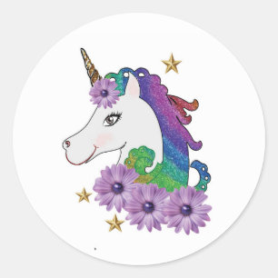 Autocollant Licorne