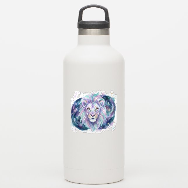 autocollant lion céleste (Gourde)