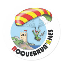 Autocollant logo Roquebrun'Ailes