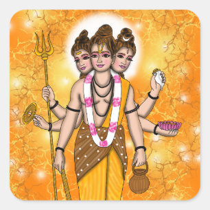 Autocollant Lord Dattatreya