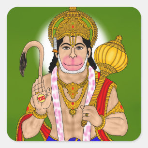 Autocollant Lord Hanuman