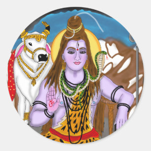 Autocollant Lord Shiva