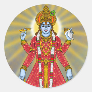Autocollant Lord Vishnu