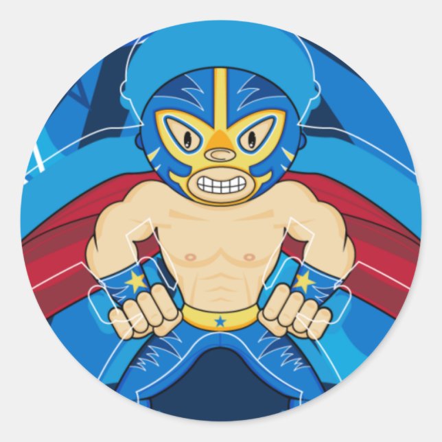 Autocollant Luchador mexicain (Devant)