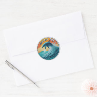 Autocollant ludique Dolphine