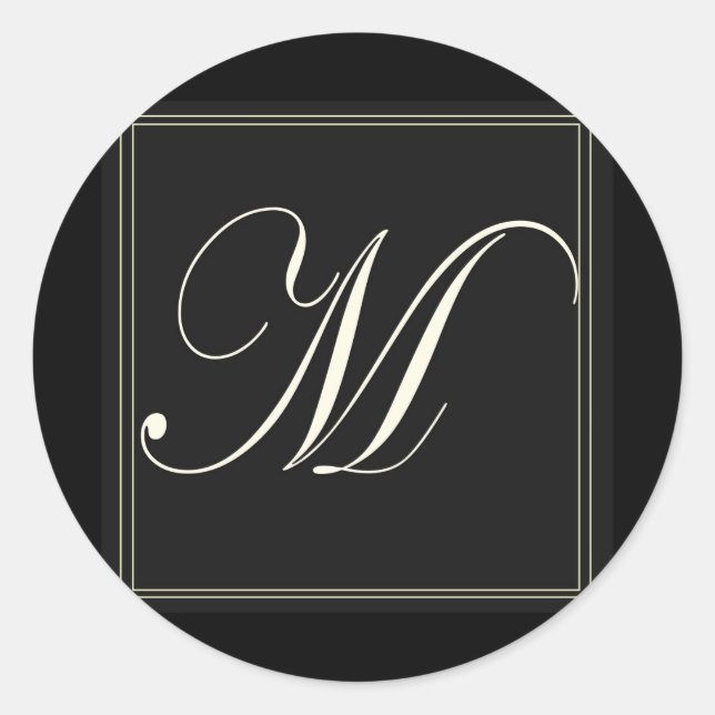Autocollant M initial (Devant)