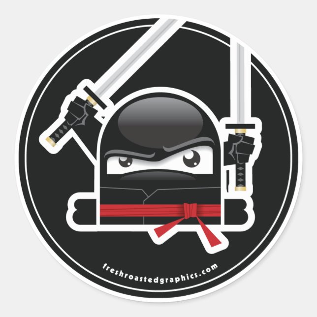 Autocollant Mad Ninja Skills (Devant)