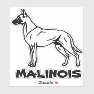 Autocollant Malinois