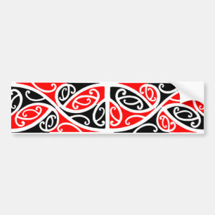 Autocollant maori du motif 1 de Kowhaiwhai