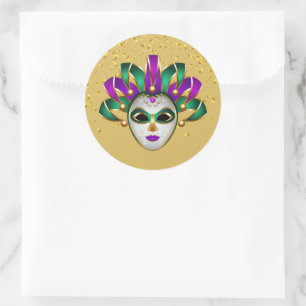Autocollant Mardi Gras