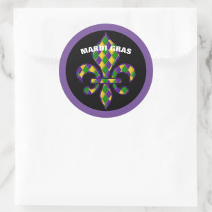 Autocollant Mardi Gras