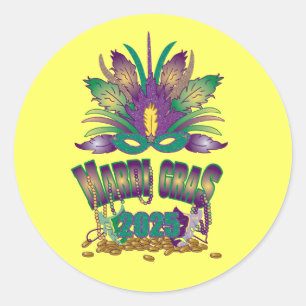 Autocollant Mardi Gras 2025
