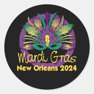 Autocollant Mardi Gras New Orleans - 2024