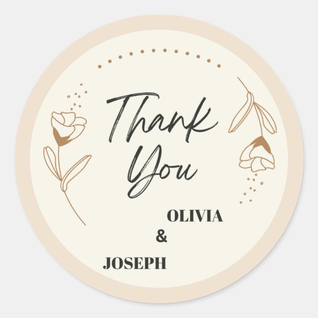 autocollant mariage (Devant)