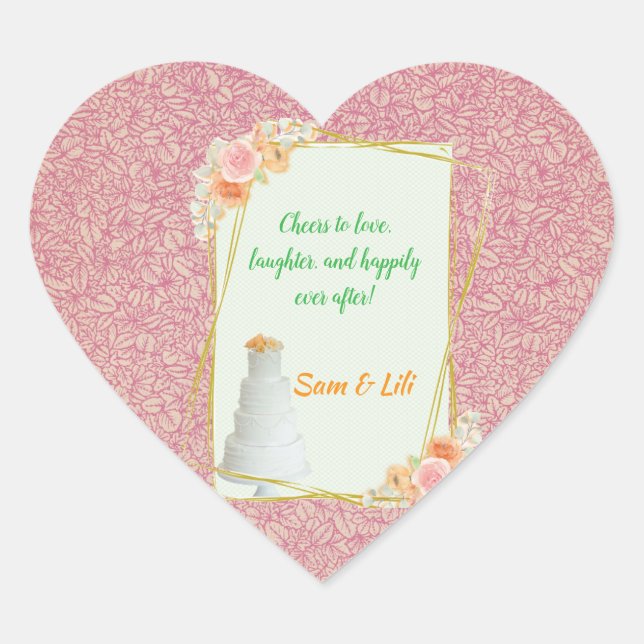 autocollant mariage (Devant)