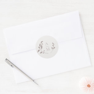 Autocollant mariage autocollant à feuilles