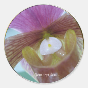 Autocollant Mariage pour orchidée rose jaune