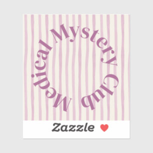Autocollant 'Medical Mystery Club' pour les malade