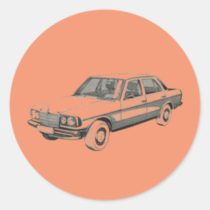 Autocollant Mercedes W123