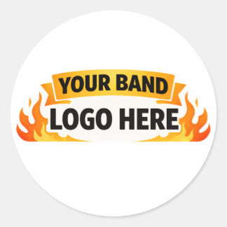 🎵 Autocollant Merch du Groupe | Logo de Groupe Pe