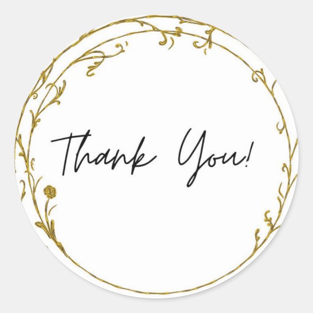 Autocollant Merci (Devant)