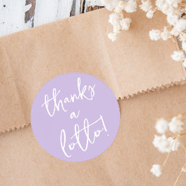 Autocollant Merci Beaucoup Lotto pour Billet de Lo