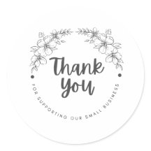Autocollant Merci de Soutenir Ma Petite Entreprise