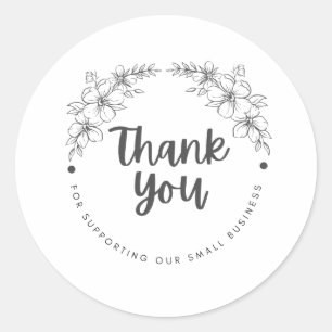 Autocollant Merci de Soutenir Ma Petite Entreprise