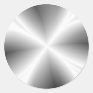 Autocollant métallique en argent Faux